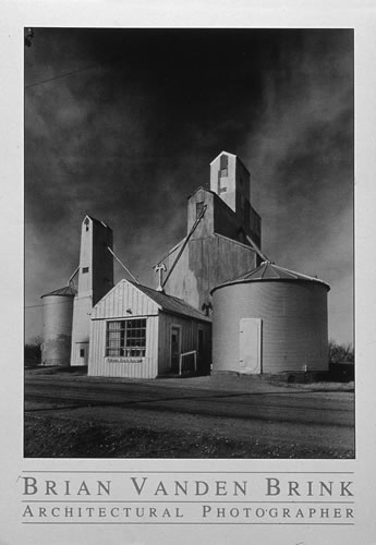 Grain Elevators, Long Island, Kansas - &copy;Brian Vanden Brink